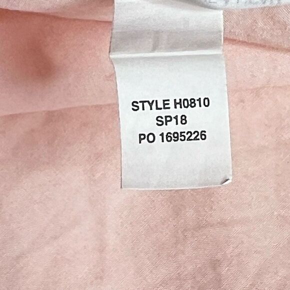 J. Crew NWOT pink long sleeve funnel neck cotton blouse size 12T - Picture 13 of 13